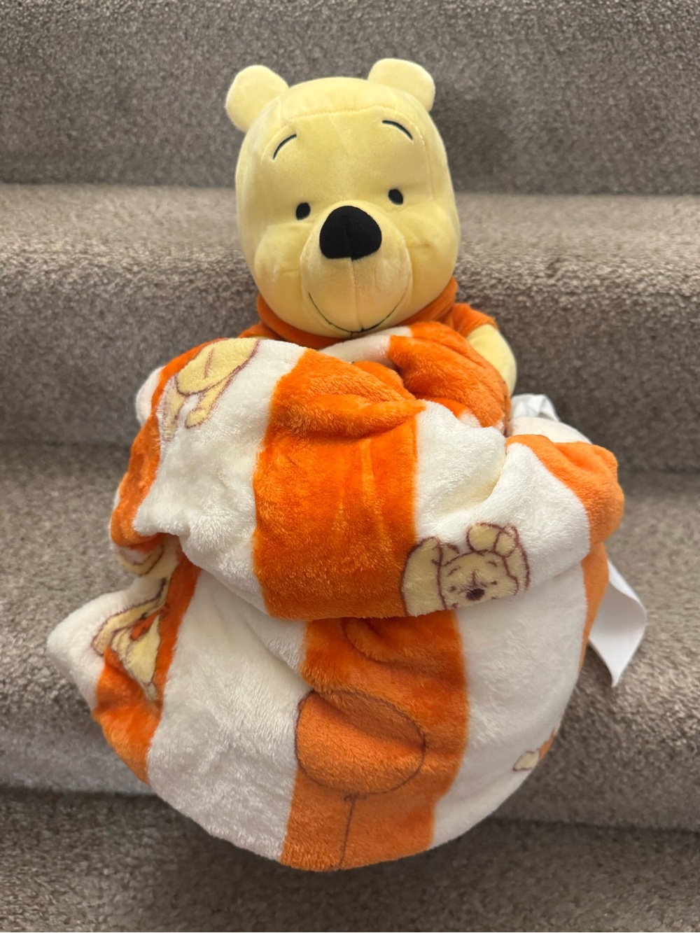 New The Big One Kids Disney Winnie the Pooh Buddy and Throw Blanket